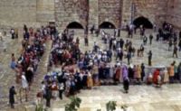 Bar mitzvah at Kotel Jerusa